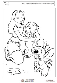 lilo-ve-stitch boyama sayfaları